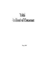 Research Papers 'Talsi - Brilliant of Kurzeme', 1.