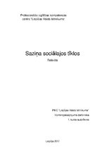 Research Papers 'Saziņa sociālajos tīklos', 1.