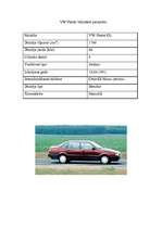 Summaries, Notes 'VW Passat iesmidzināšanas sistēma "mono jetronic"', 1.