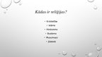 Presentations 'Reliģijas ietekme uz mūsdienu sabiedrību', 3.