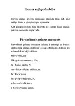 Summaries, Notes 'Berzes sajūgs', 5.