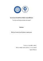 Research Papers 'Baltijas krusta kara kultūras mantojums', 1.