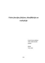 Research Papers 'Valsts funkcijas jēdziens, klasifikācija un realizācija', 1.