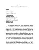 Essays 'Imanta Ziedoņa dzejoļa analīze ar "jaunās kritikas" metodi', 1.