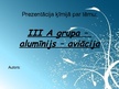 Presentations 'Alumīnijs. Aviācija', 1.