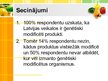 Presentations 'Iedzīvotāju informētība par ģenētiski modificēto pārtiku', 16.
