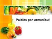 Presentations 'Iedzīvotāju informētība par ģenētiski modificēto pārtiku', 20.