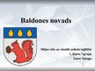 Presentations 'Baldones novads', 1.