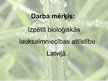 Presentations 'Bioloģiskā lauksaimniecība Latvijā', 2.