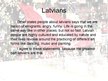 Presentations 'Latvia and Latvians', 8.