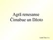 Presentations 'Čimaboue un Džoto, itāļu agrā renesanse', 1.