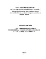 Research Papers 'Konflikta starp Zviedrijas arodbiedrības un Latvijas būvuzņēmumu "Laval un partn', 1.