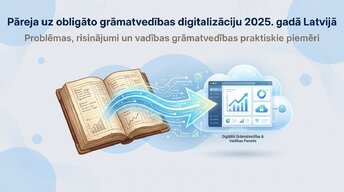Presentations 'Pāreja uz obligāto grāmatvedības digitalizāciju 2025. gadā Latvijā', 1.