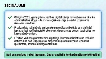 Presentations 'Pāreja uz obligāto grāmatvedības digitalizāciju 2025. gadā Latvijā', 12.