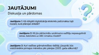 Presentations 'Pāreja uz obligāto grāmatvedības digitalizāciju 2025. gadā Latvijā', 14.