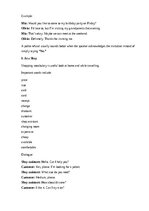 Samples 'English – vocabulary and everyday communication', 6.