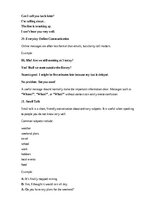 Samples 'English – vocabulary and everyday communication', 16.