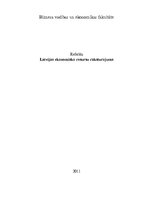 Research Papers 'Latvijas ekonomisko resursu raksturojums', 1.