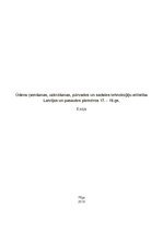 Essays 'Ūdens ņemšanas, uzkrāšanas, pārvades un sadales tehnoloģiju attīstība Latvijas u', 1.