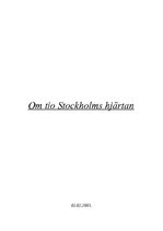 Research Papers 'Om tio Stockholms hjärtan', 1.