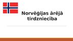 Presentations 'Norvēģijas ārējā politika', 1.