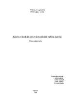 Research Papers 'Krievu valoda kā otra valsts oficiālā valoda Latvijā', 1.