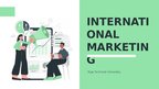 Presentations 'International marketing', 1.