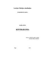 Research Papers 'Kontrabanda', 1.