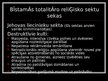 Presentations 'Netradicionālās reliģiskās kustības un sektas', 6.