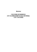Research Papers 'COCOMO II modelis un tā implemetācija sistēmā USC COCOMO', 1.