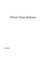 Research Papers 'Pēteris Pauls Rubenss', 1.