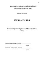 Research Papers 'Nekustamā īpašuma iegūšanas veidi un to īpatnības Latvijā', 1.