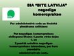 Presentations 'SIA "Bite Latvija" negodīga komercprakse', 1.