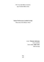 Research Papers 'Ieskats Performances mākslā Latvijā', 1.