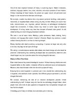 Essays 'The value of history education', 2.