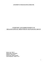 Summaries, Notes 'Overview and Improvement of Organizational Behavior in Hansapank Group', 1.