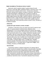 Summaries, Notes 'Modernisma virzieni latviešu literatūrā', 1.