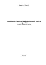 Research Papers 'Frazeoloģismu ar sēmu "iet" leksiskā nozīme latviešu, krievu un angļu valodā', 1.