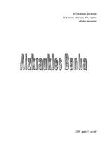 Research Papers 'AS "Aizkraukles banka"', 1.