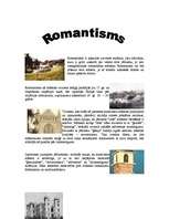 Summaries, Notes 'Romantisms', 1.