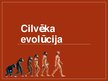 Presentations 'Cilvēka evolūcija', 1.