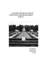 Research Papers 'Latviešu senās kultūras atspoguļojums Rīgas Brāļu kapos', 1.