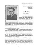 Research Papers 'Anna Brodele: biogrāfija un literārā daiļrade', 1.