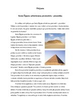 Essays 'Senās Ēģiptes arhitektūras piemineklis - piramīdas', 1.