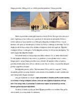 Essays 'Senās Ēģiptes arhitektūras piemineklis - piramīdas', 3.