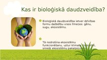 Presentations 'Bioloģiskā daudzveidība Latvijā', 2.