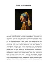Essays 'J.Vermēra glezna "Meitene ar pērļu auskaru"', 1.
