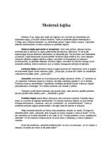 Essays 'Modernā loģika', 1.