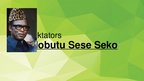 Presentations 'Diktators Mobutu Sese Seko', 1.