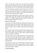 Essays 'The role of museums in education', 4.